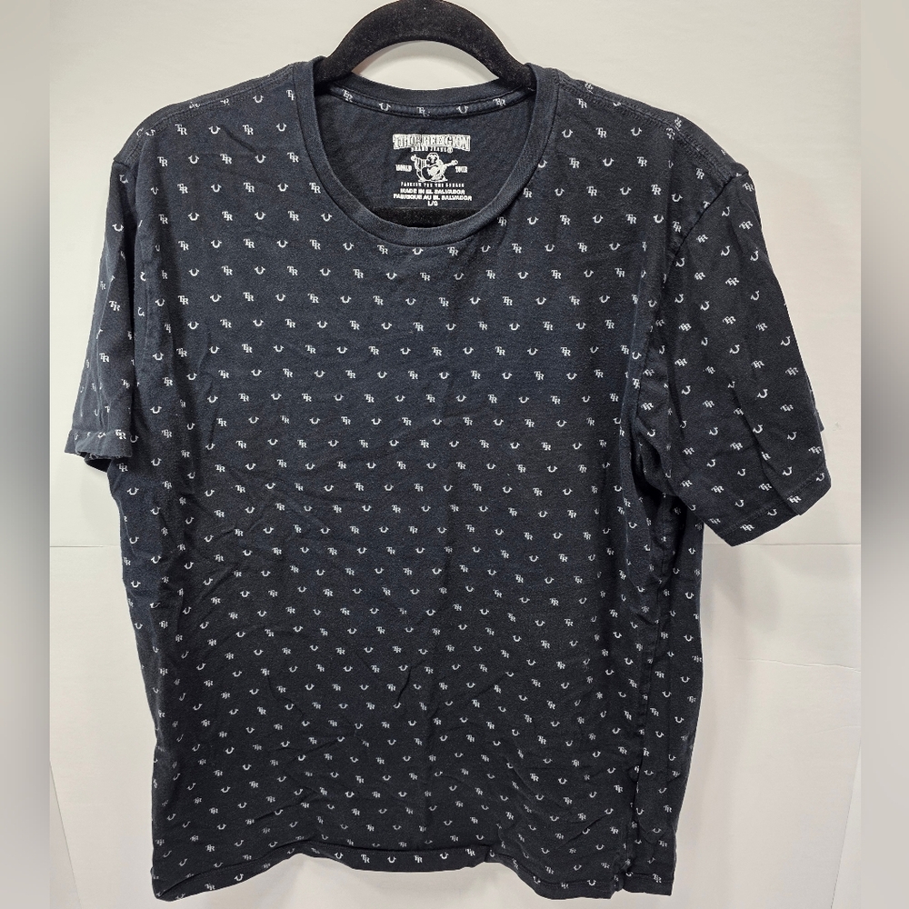 True Religion Logo Patterned Men's Tee